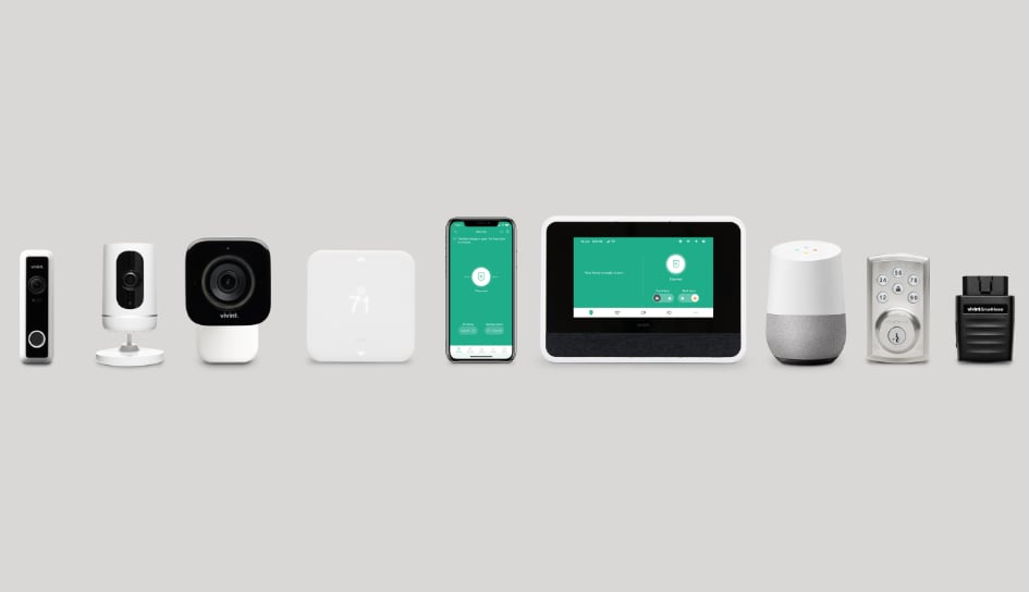 Vivint home security product line in Logan